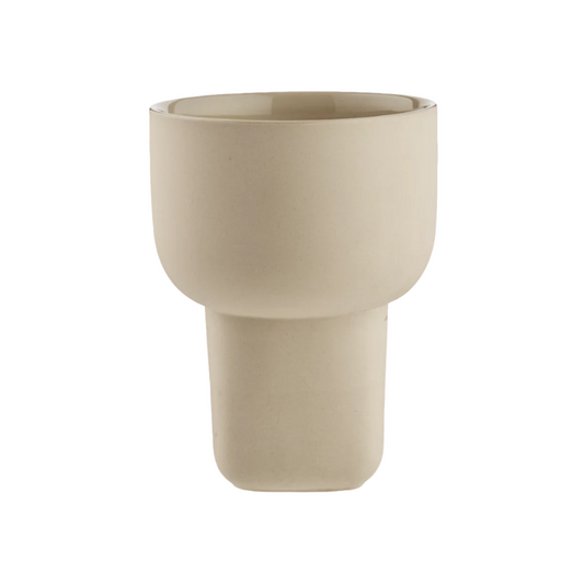 Forma Vase, Beige – Ø15 x H20 cm