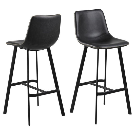 Oregon Bar Chair Retro Sort - Black - 50% OFF