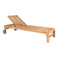 Andorra Sunlounger - Teak Wood