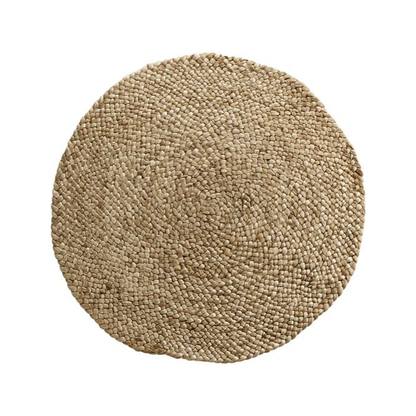 Round Jute Carpet - 80cm