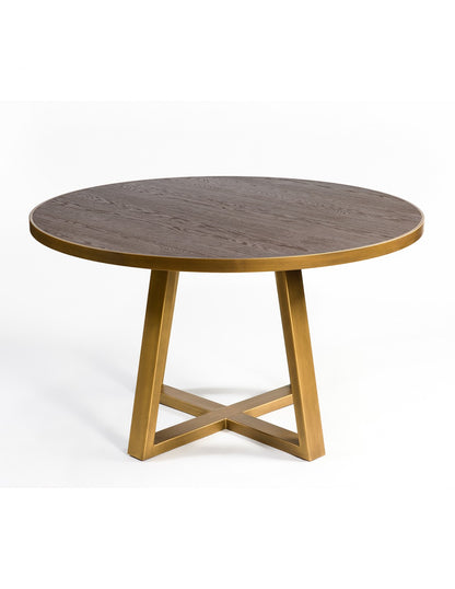 Round Dining Table - Oak and Golden