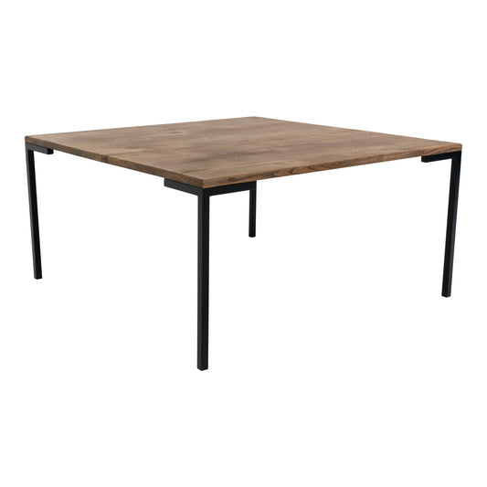 Lugano Coffee Table - Coffee table in smoked oiled oak 90x90 cm