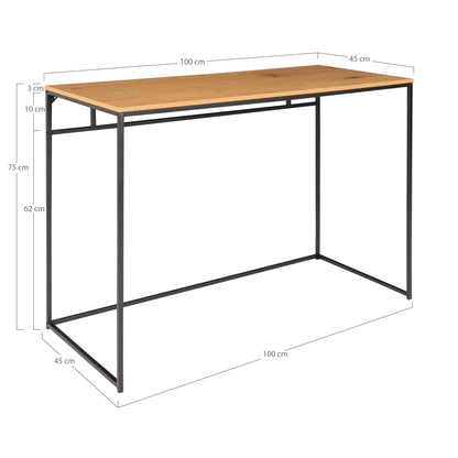 Vita Desk - Black & Oak