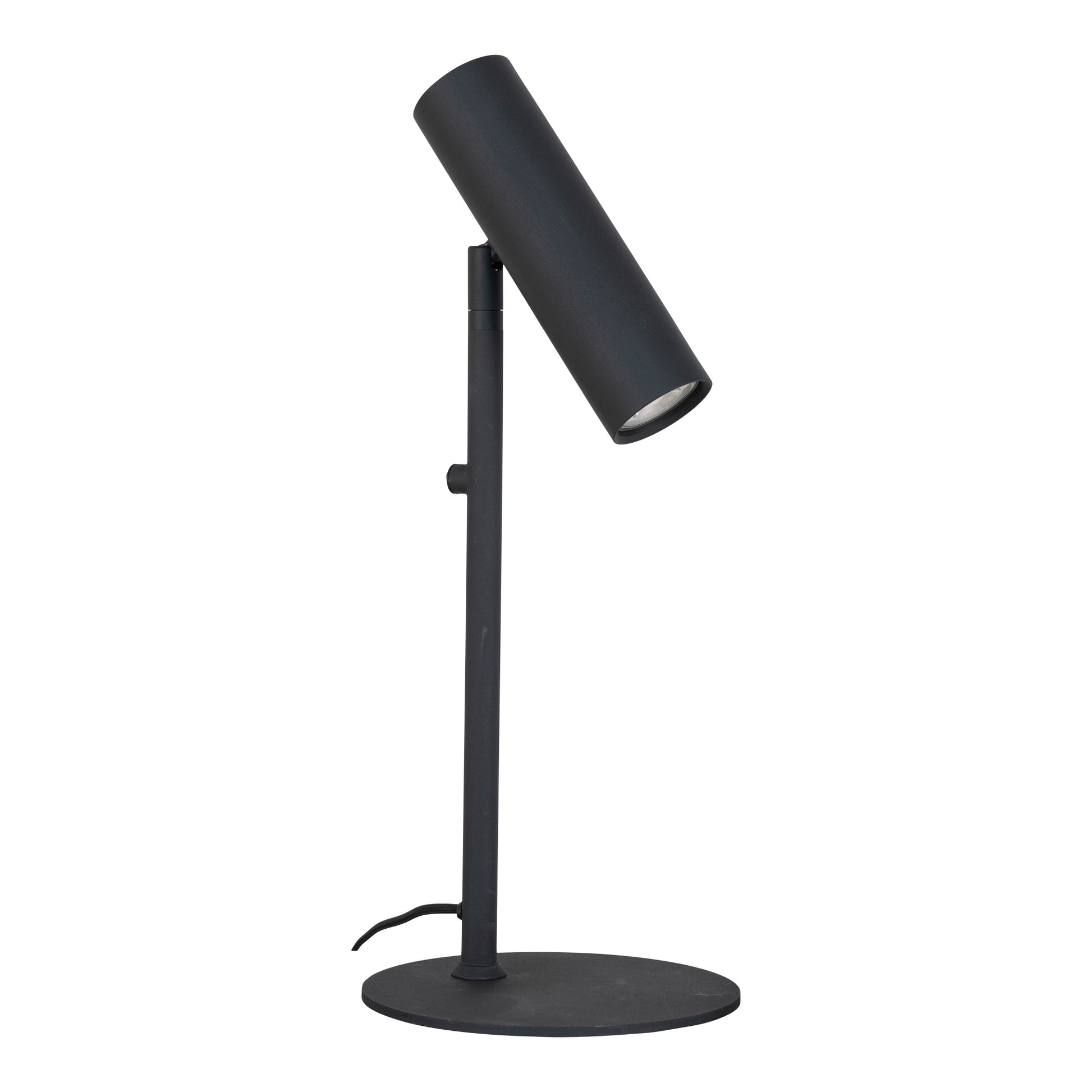 Paris Table Lamp - Lamp in black with a 200 cm fabric cord Bulb: GU10/5W LED IP20